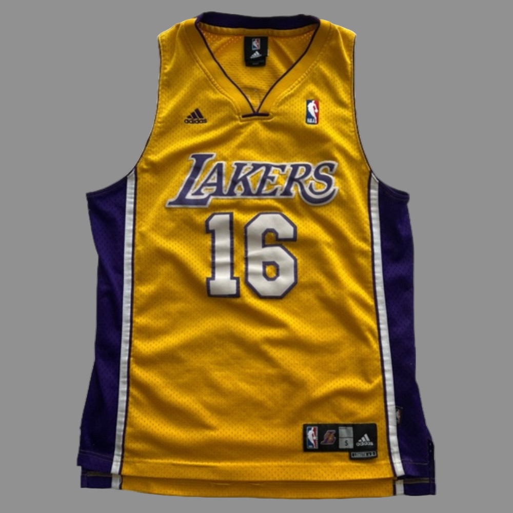 Pau Gasol Los Angeles Lakers Vintage Adidas Basketball Jersey